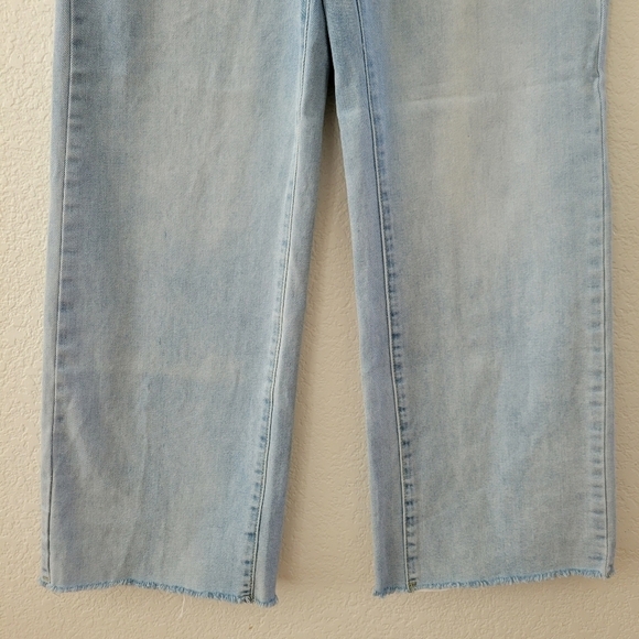 Princess Polly Damika High Waist Wide Leg Crop Jeans - Picture 10 of 10